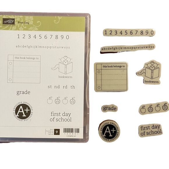 STAMPIN UP 120051 First Day‎ Set of 9 Retired - Picture 2 of 4